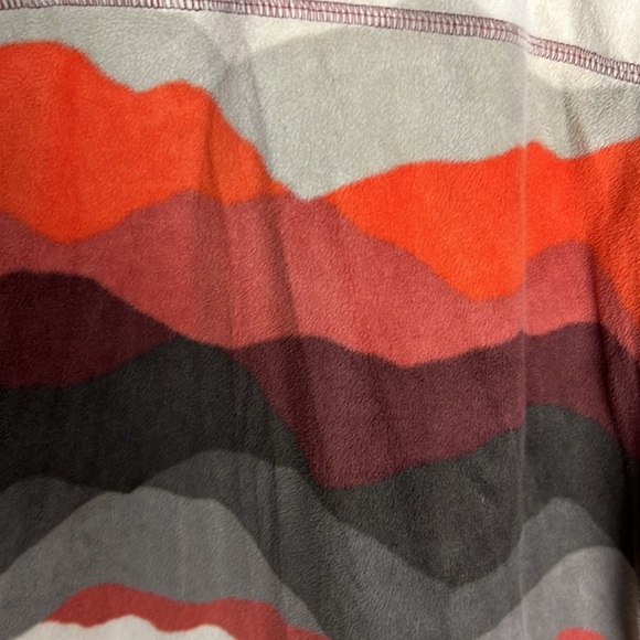 Eddie Bauer Brown Orange Earth Tone Fleece Men’s Size TXL - Picture 3 of 5